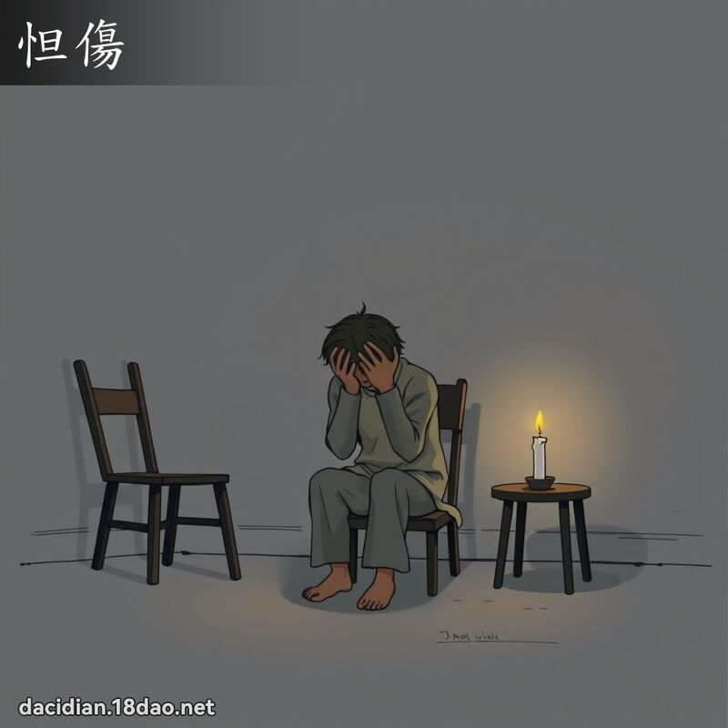 怛傷 - 國語大辭典配圖