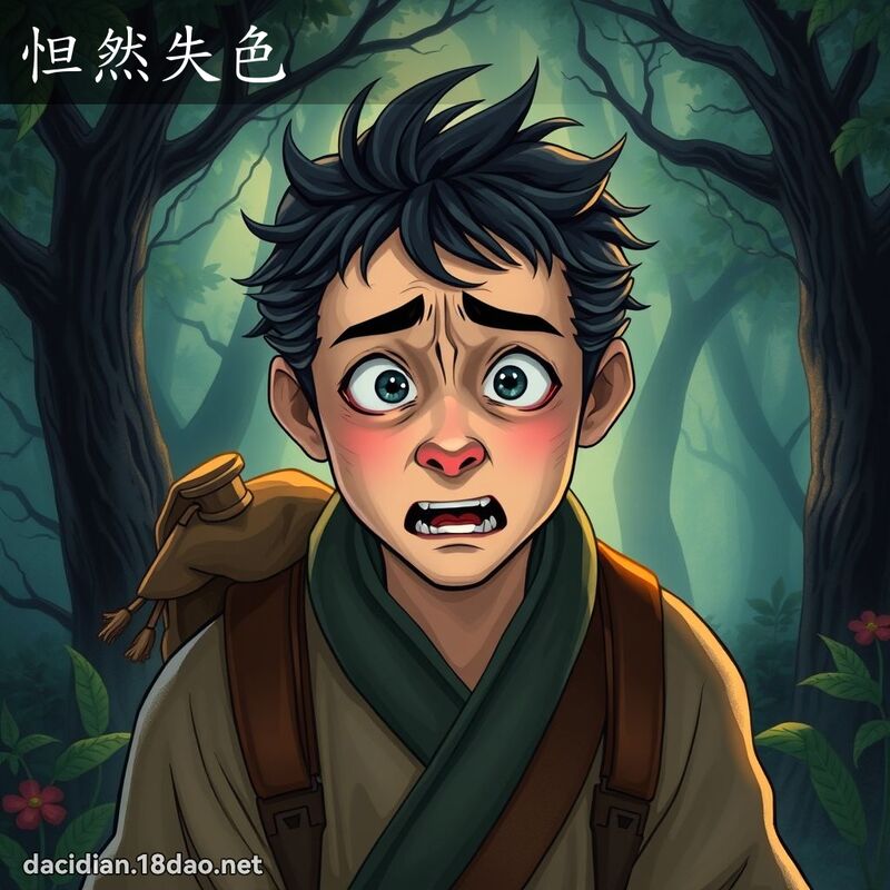 怛然失色 - 國語大辭典配圖