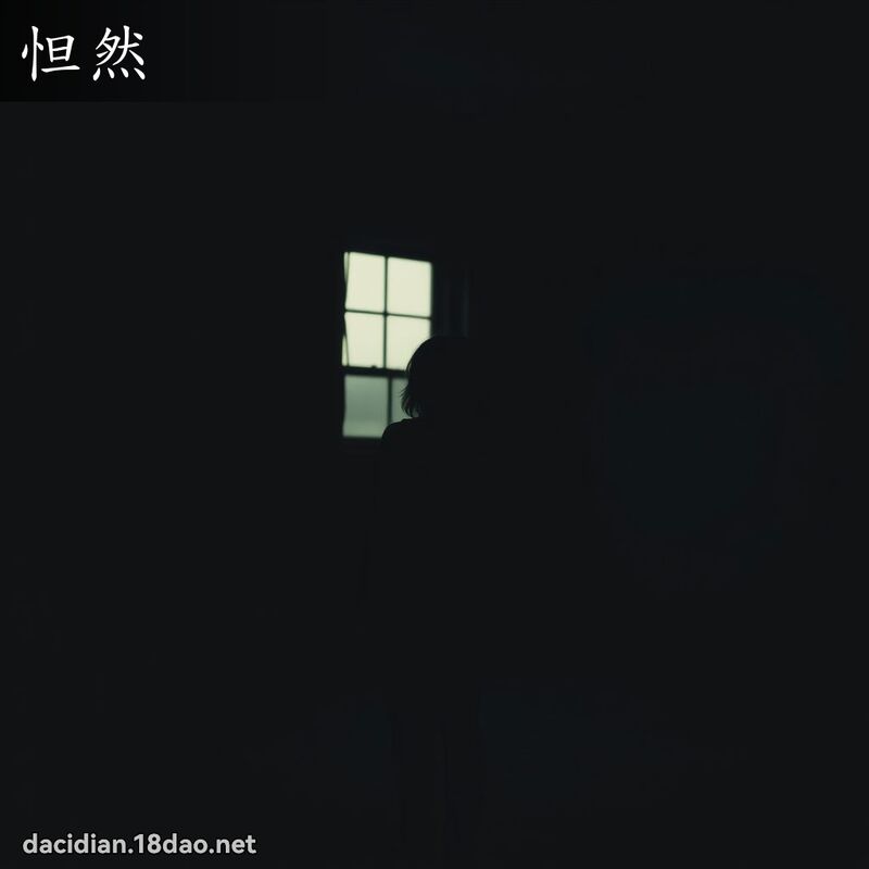 怛然 - 國語大辭典配圖