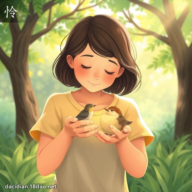 怜 - 国语大辞典配图