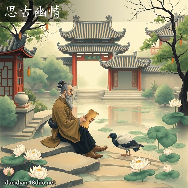 思古幽情 - 国语大辞典配图