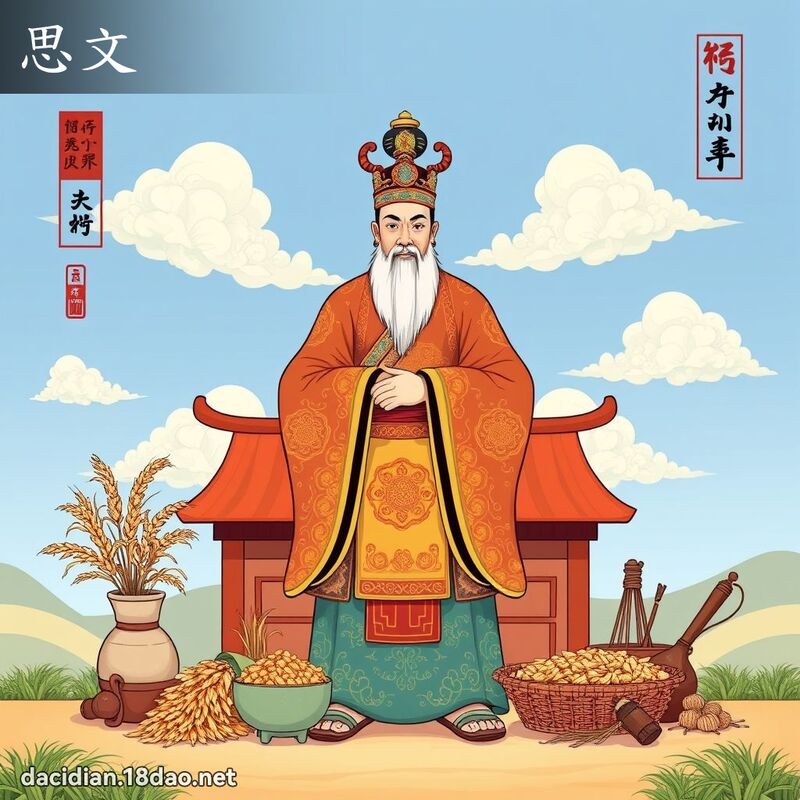 思文 - 国语大辞典配图