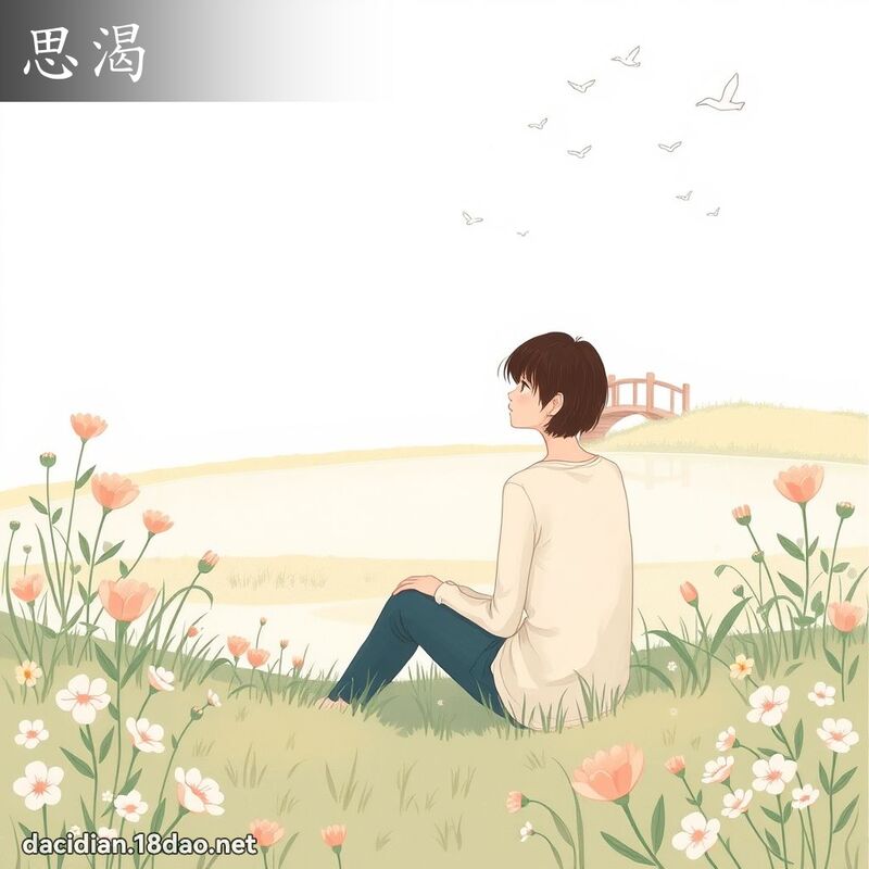 思渴 - 国语大辞典配图