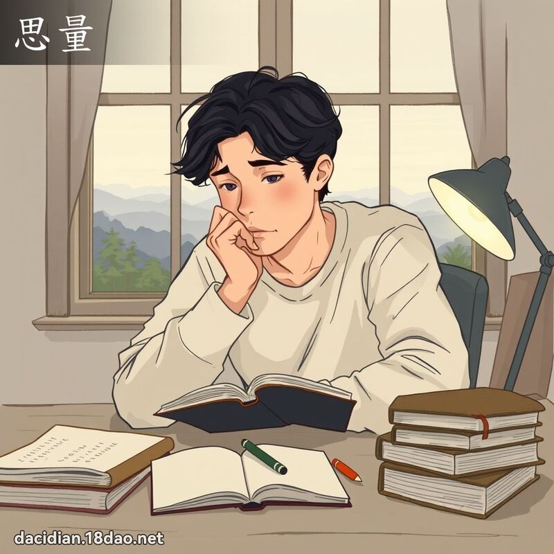 思量 - 國語大辭典配圖