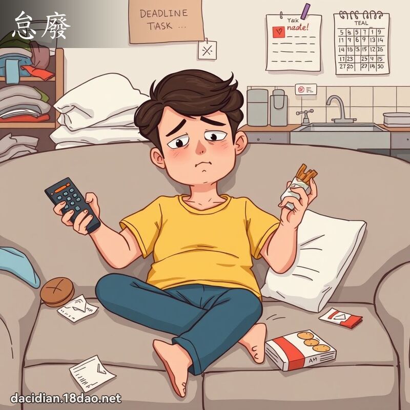 怠废 - 国语大辞典配图