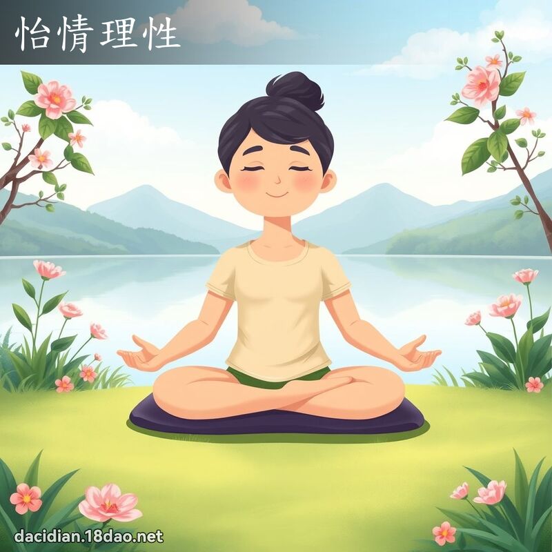 怡情理性 - 國語大辭典配圖
