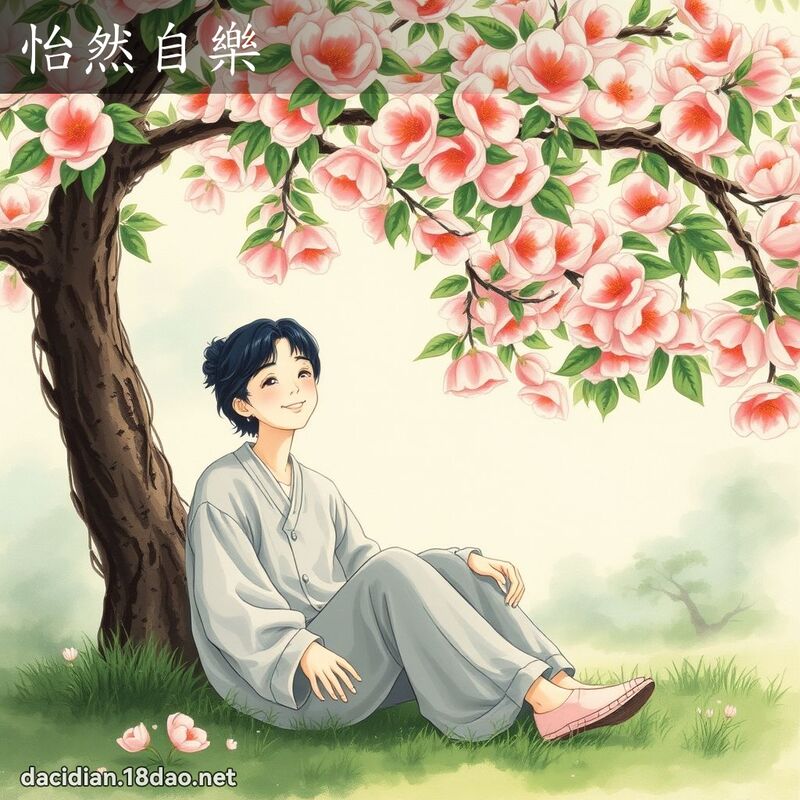 怡然自樂 - 國語大辭典配圖