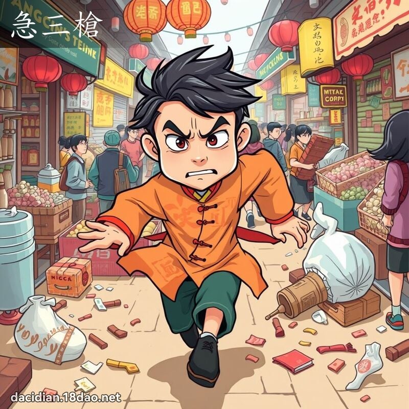 急三槍 - 國語大辭典配圖