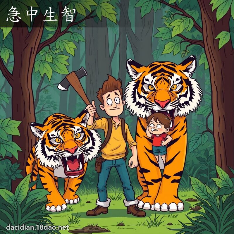 急中生智 - 国语大辞典配图