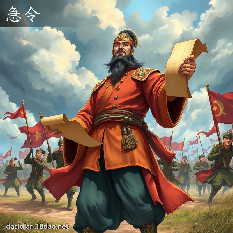 急令 - 國語大辭典配圖
