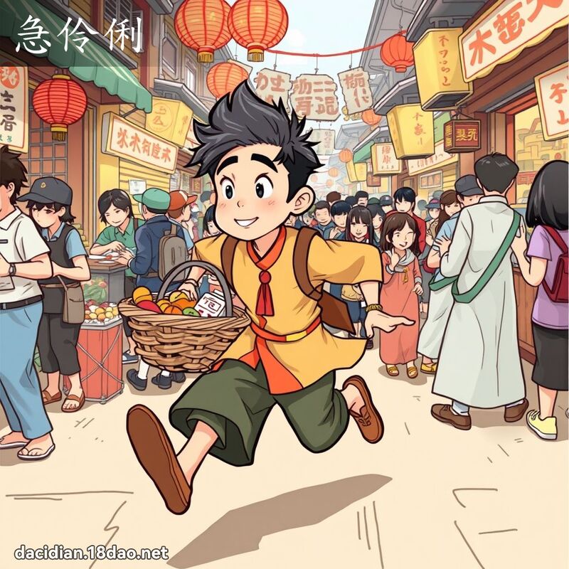 急伶俐 - 國語大辭典配圖