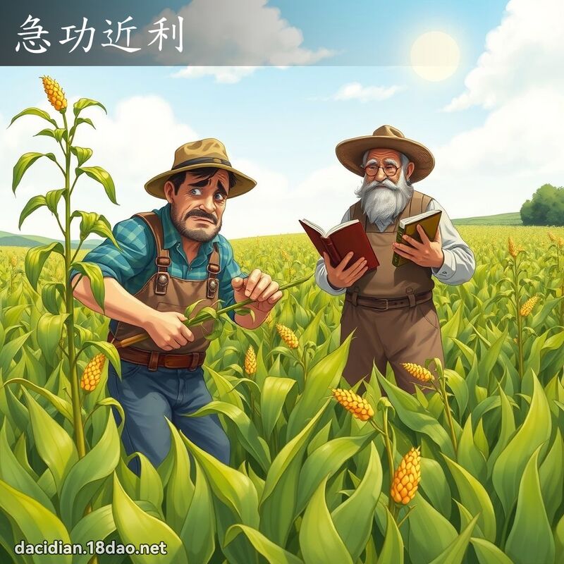 急功近利 - 國語大辭典配圖
