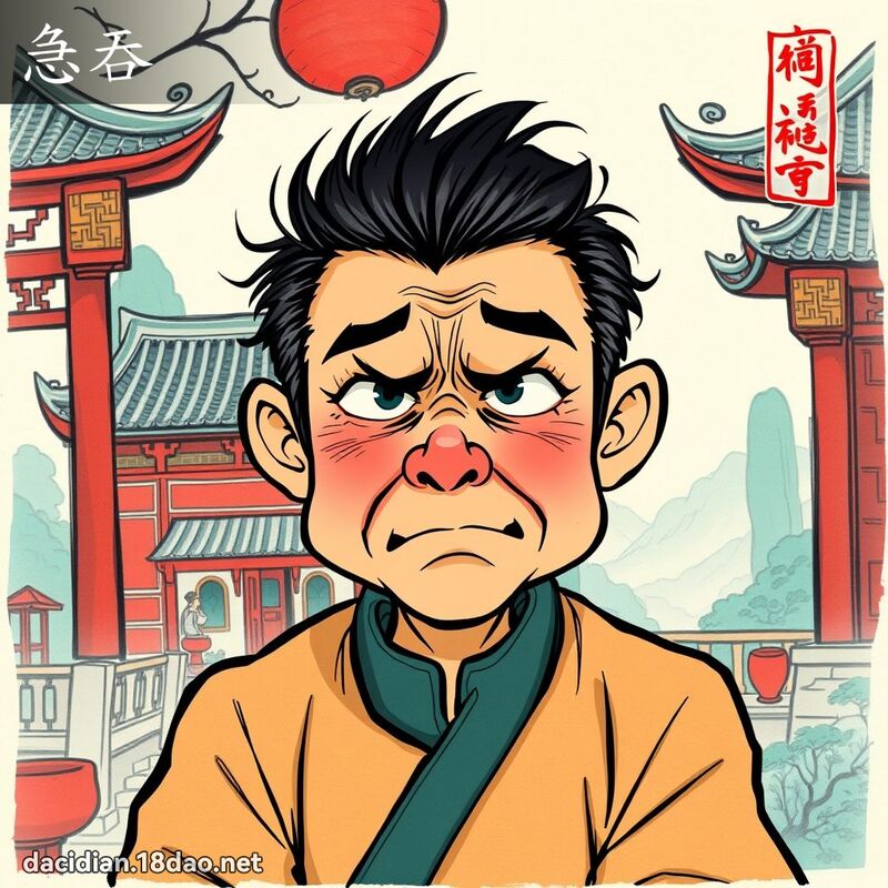 急吞 - 国语大辞典配图