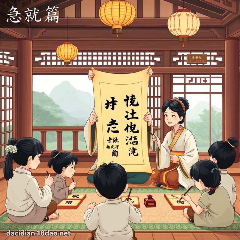 急就篇 - 国语大辞典配图