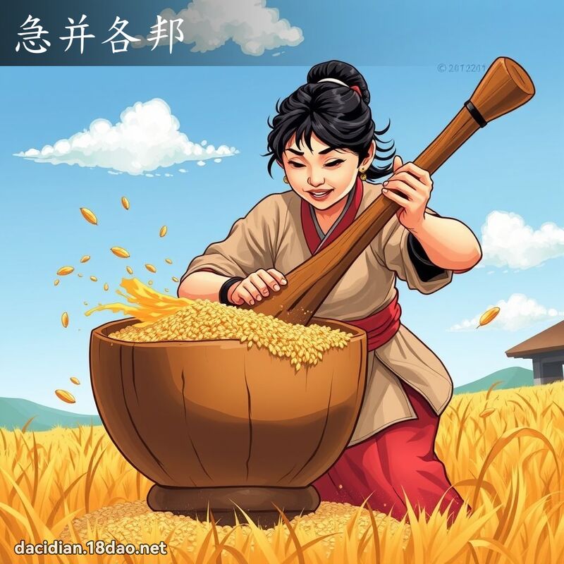 急并各邦 - 國語大辭典配圖