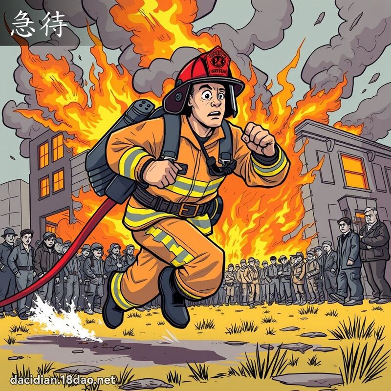 急待 - 國語大辭典配圖