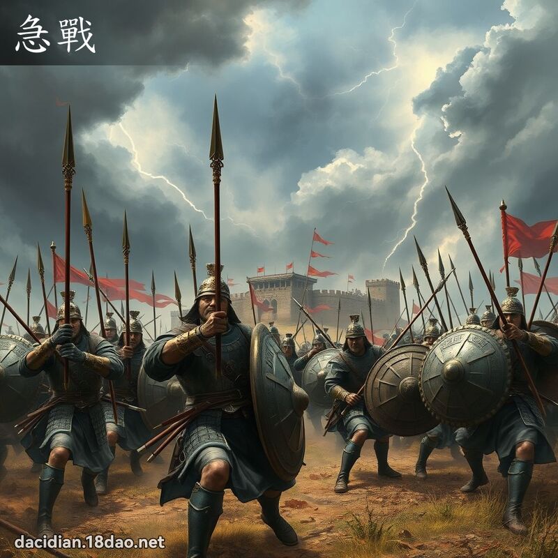 急战 - 国语大辞典配图