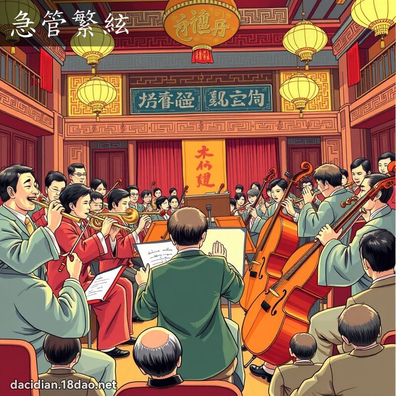 急管繁絃 - 國語大辭典配圖