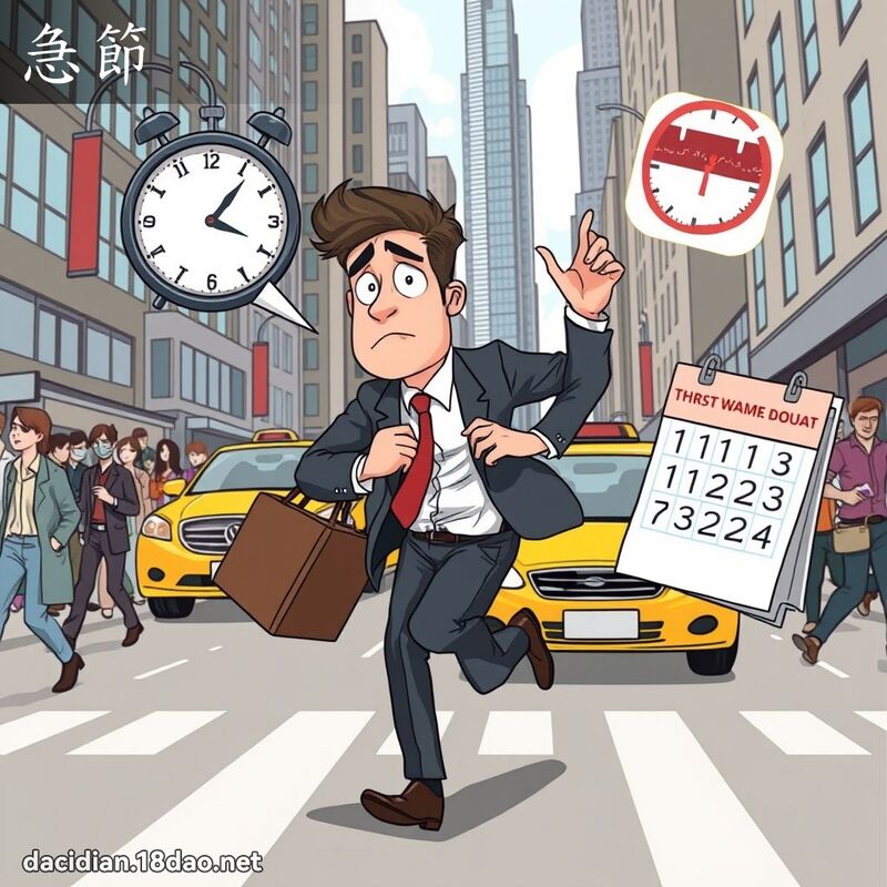 急節 - 國語大辭典配圖