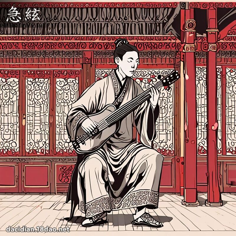 急絃 - 國語大辭典配圖