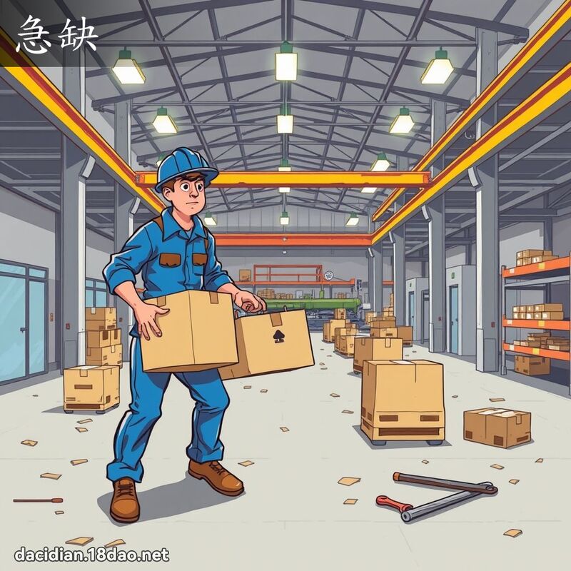 急缺 - 國語大辭典配圖