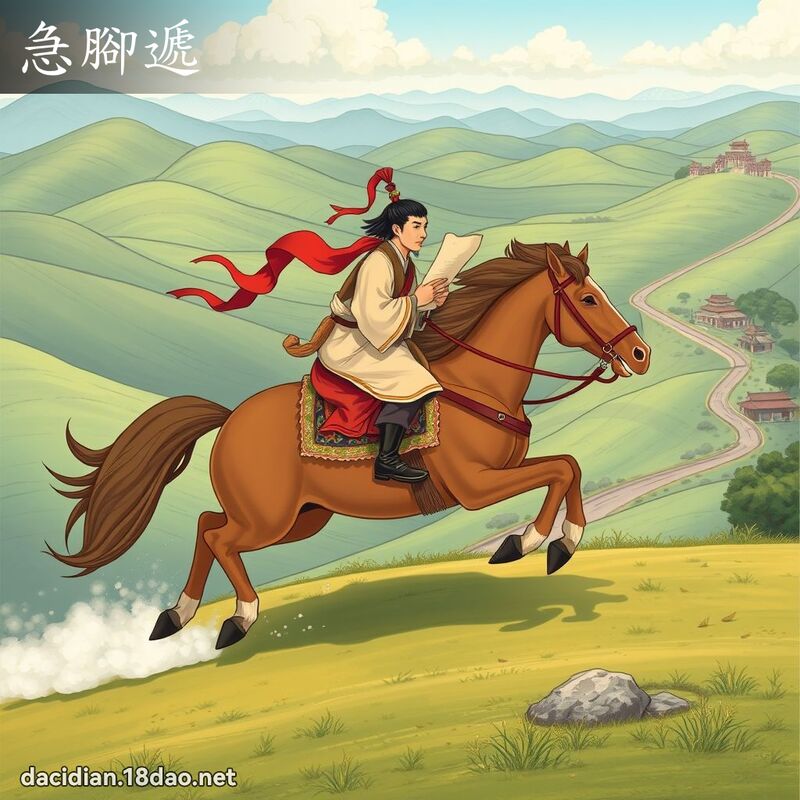 急腳遞 - 國語大辭典配圖