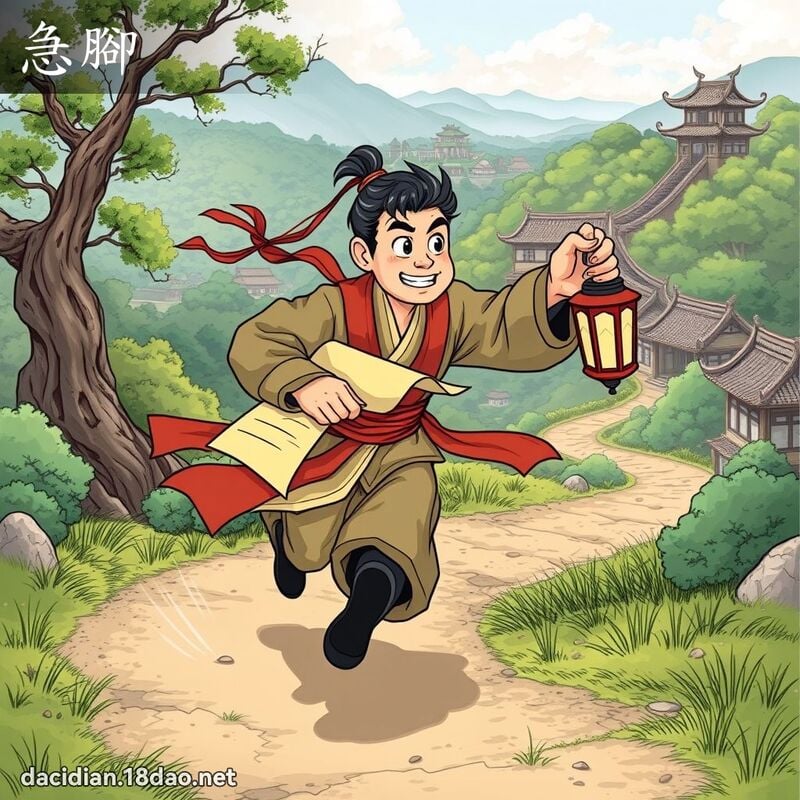 急脚 - 国语大辞典配图