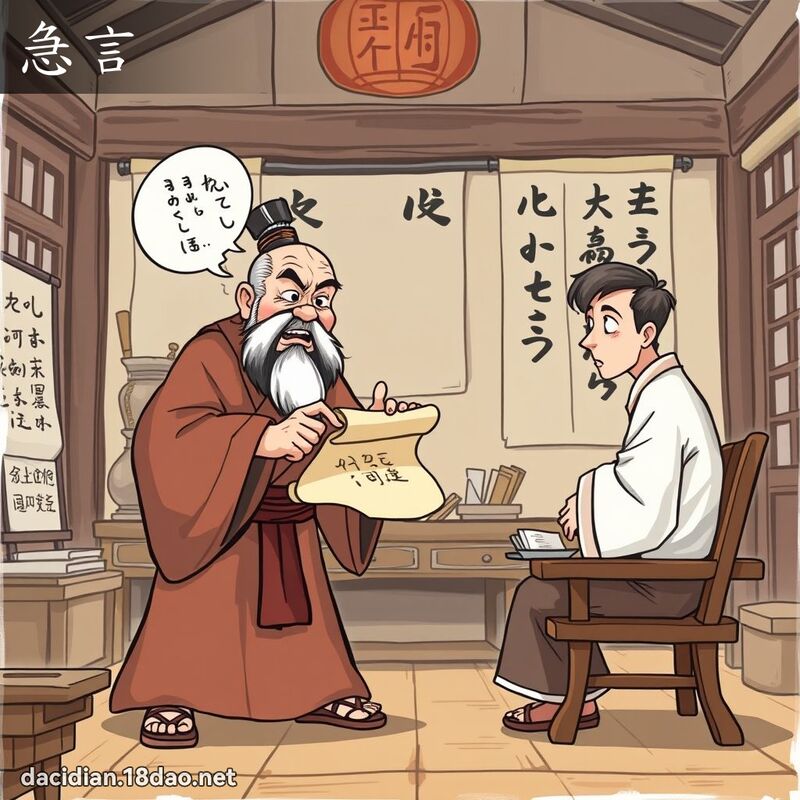 急言 - 國語大辭典配圖