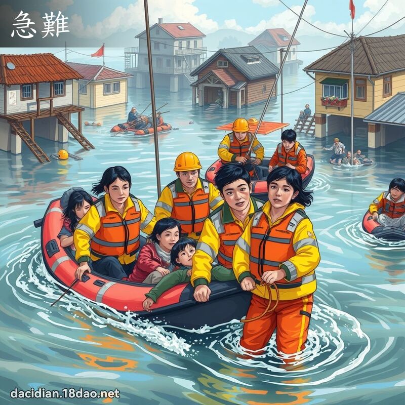 急難 - 國語大辭典配圖