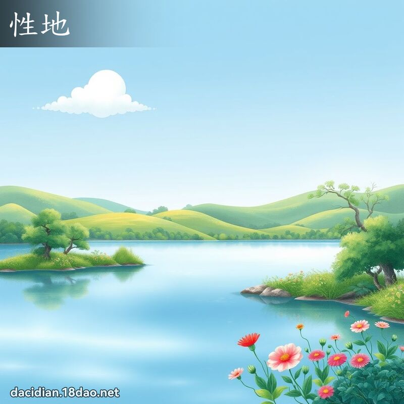 性地 - 國語大辭典配圖