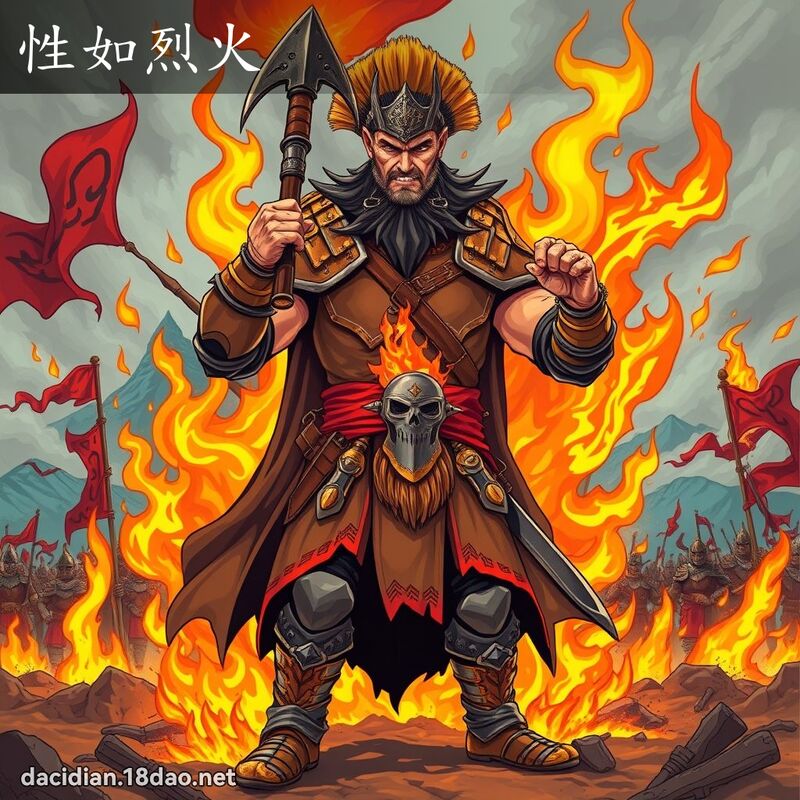 性如烈火 - 国语大辞典配图