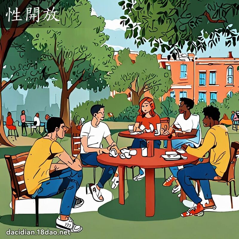 性開放 - 國語大辭典配圖