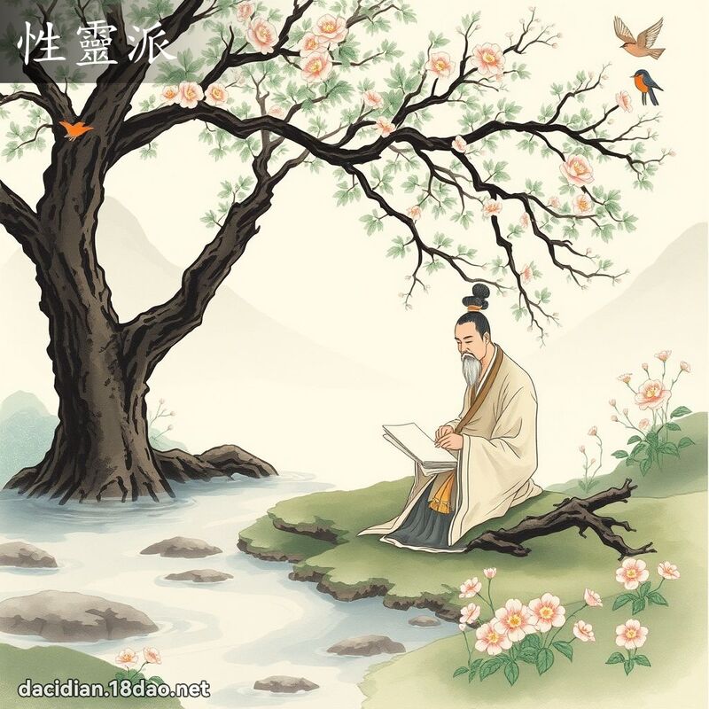 性靈派 - 國語大辭典配圖
