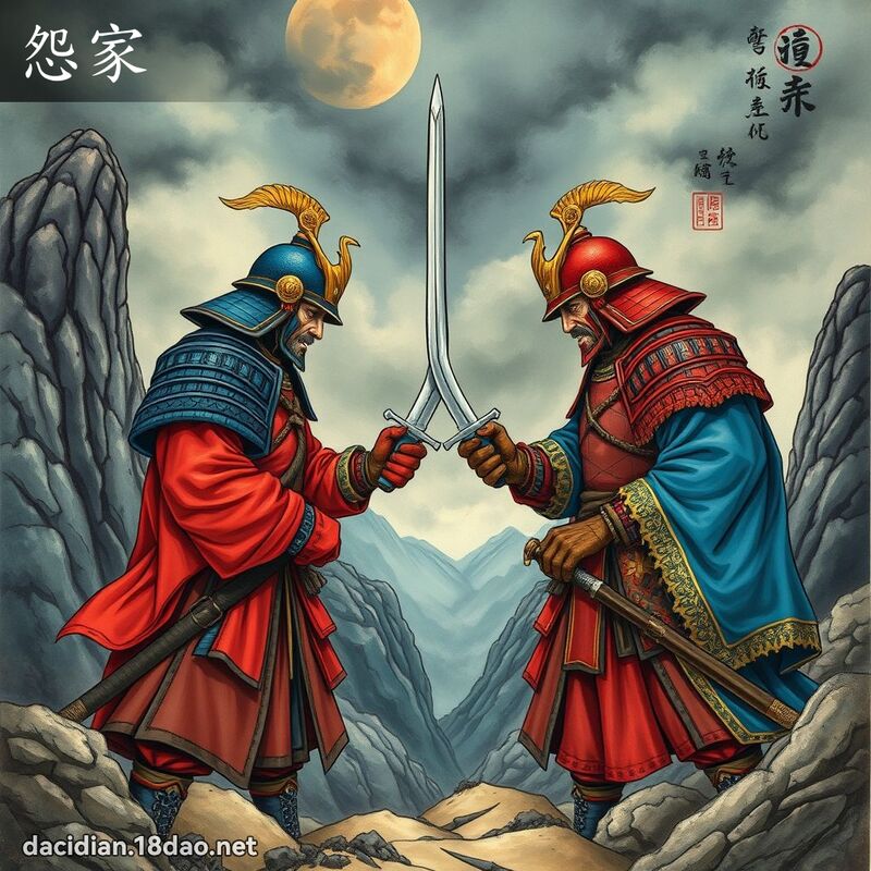 怨家 - 國語大辭典配圖