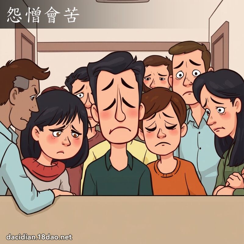 怨憎會苦 - 國語大辭典配圖