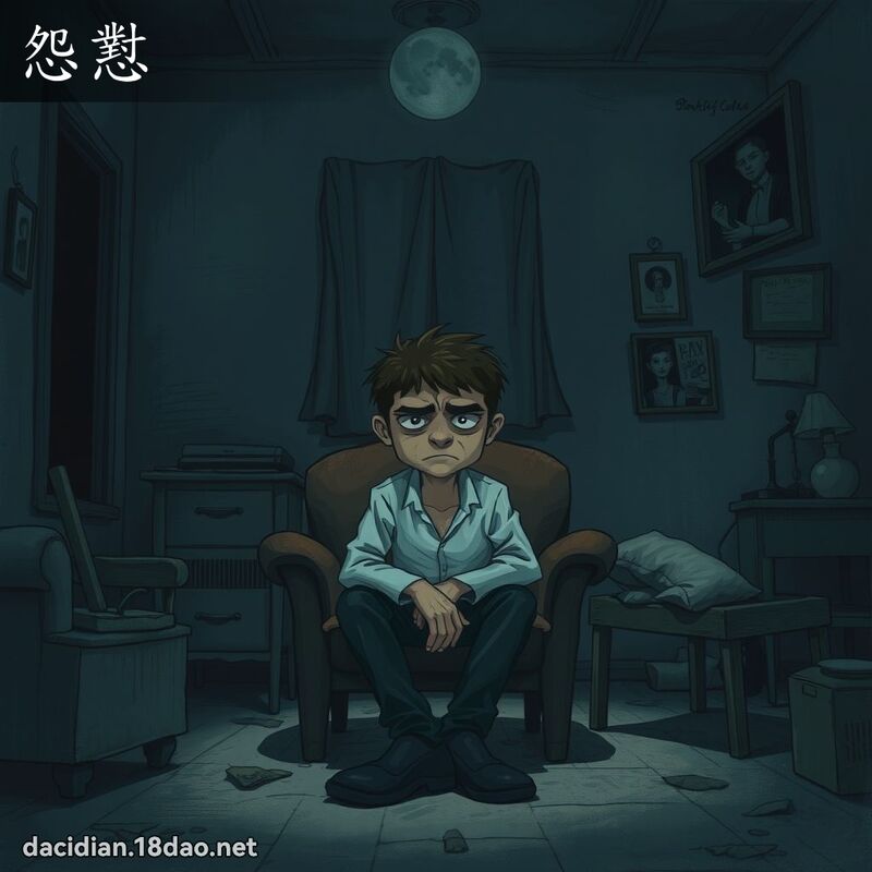 怨懟 - 國語大辭典配圖