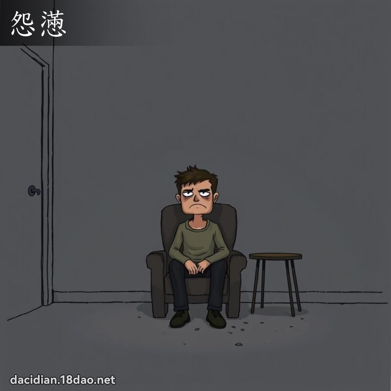 怨懣 - 國語大辭典配圖