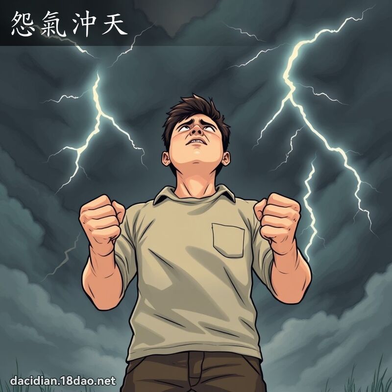 怨氣沖天 - 國語大辭典配圖
