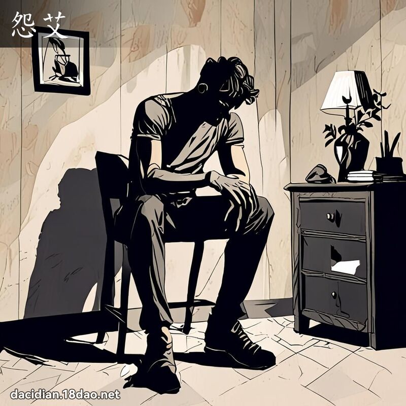 怨艾 - 國語大辭典配圖