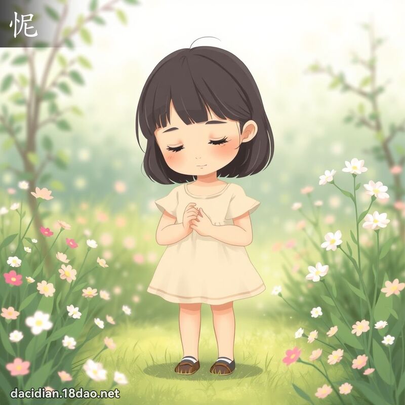 怩 - 国语大辞典配图
