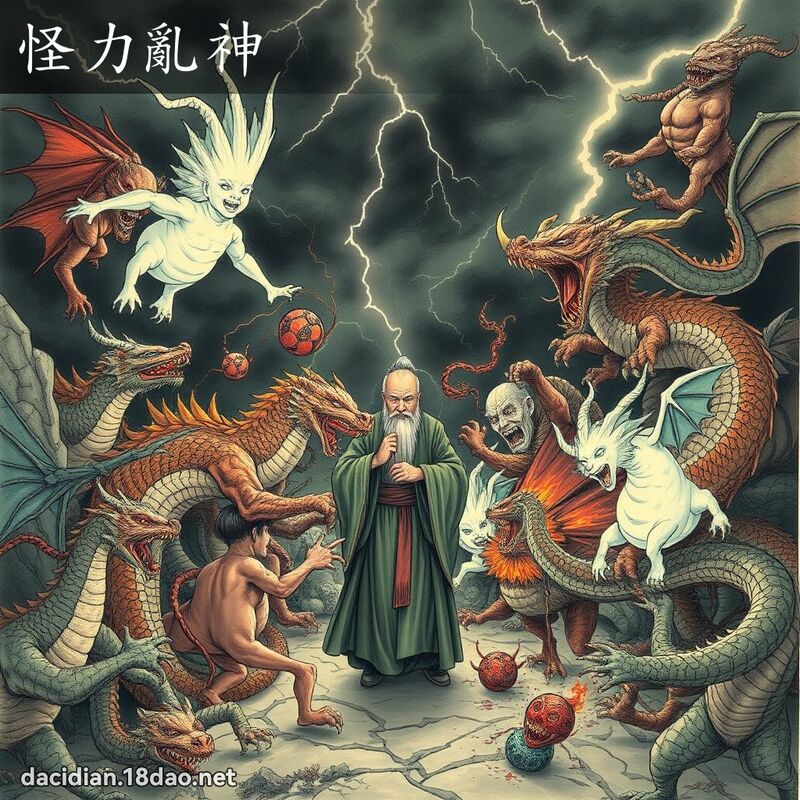 怪力乱神 - 国语大辞典配图