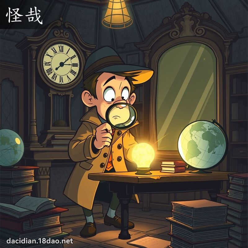 怪哉 - 国语大辞典配图