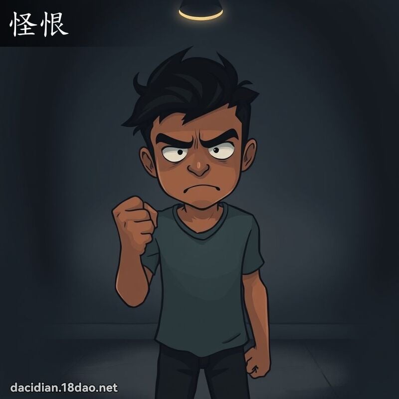 怪恨 - 國語大辭典配圖