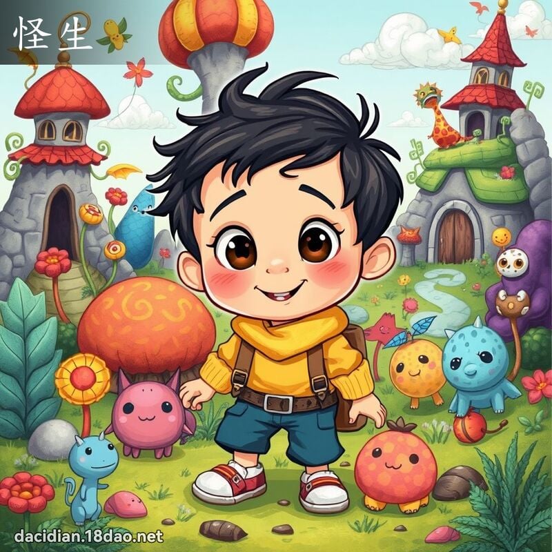 怪生 - 國語大辭典配圖