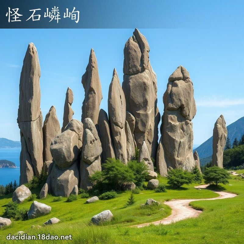 怪石嶙峋 - 國語大辭典配圖