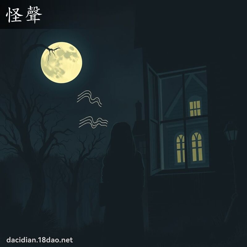 怪聲 - 國語大辭典配圖