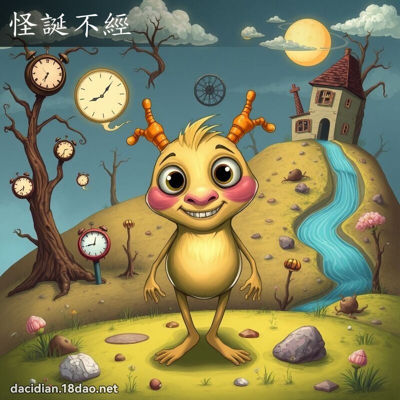 怪誕不經 - 國語大辭典配圖