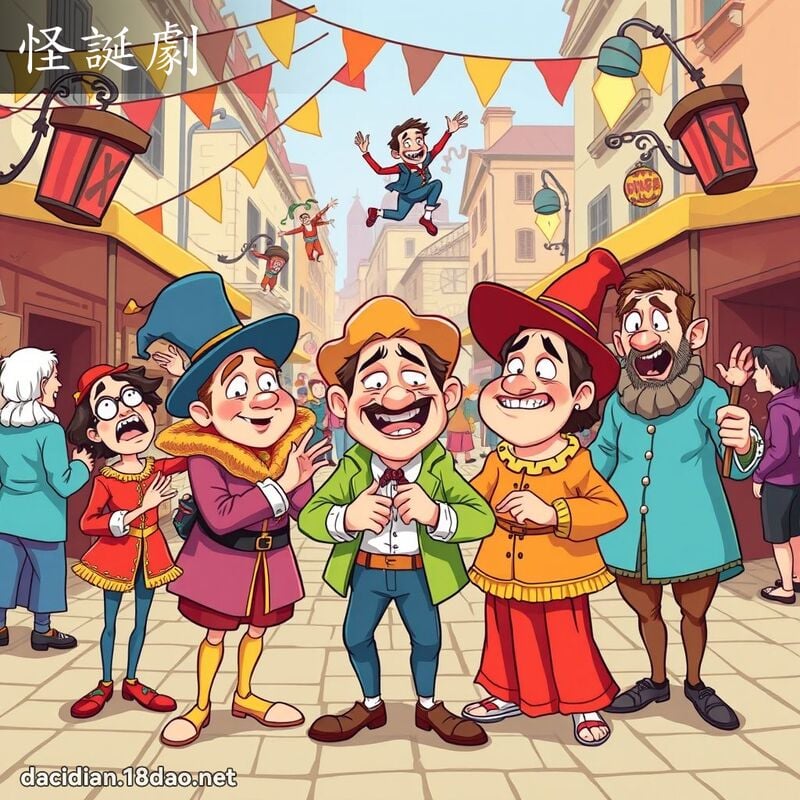 怪誕劇 - 國語大辭典配圖
