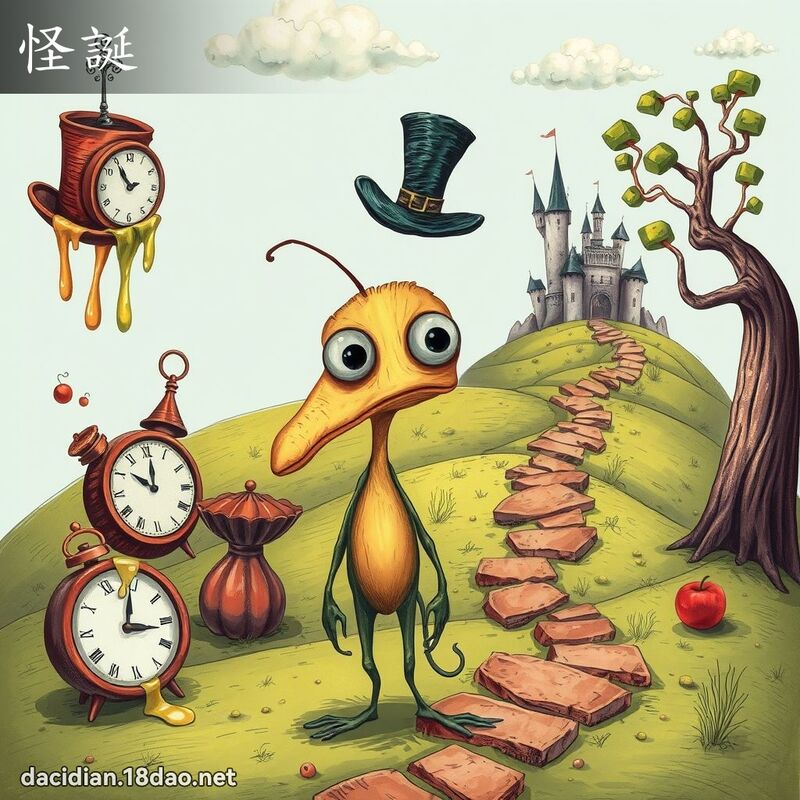 怪诞 - 国语大辞典配图