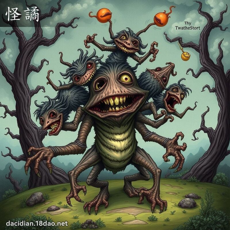 怪譎 - 國語大辭典配圖